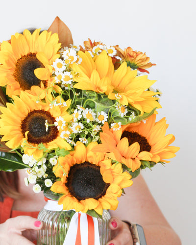 Sunflower Vase