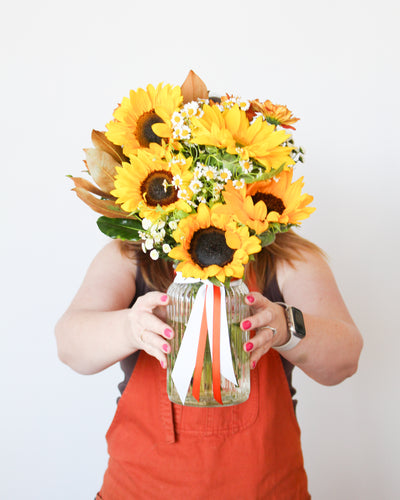 Sunflower Vase