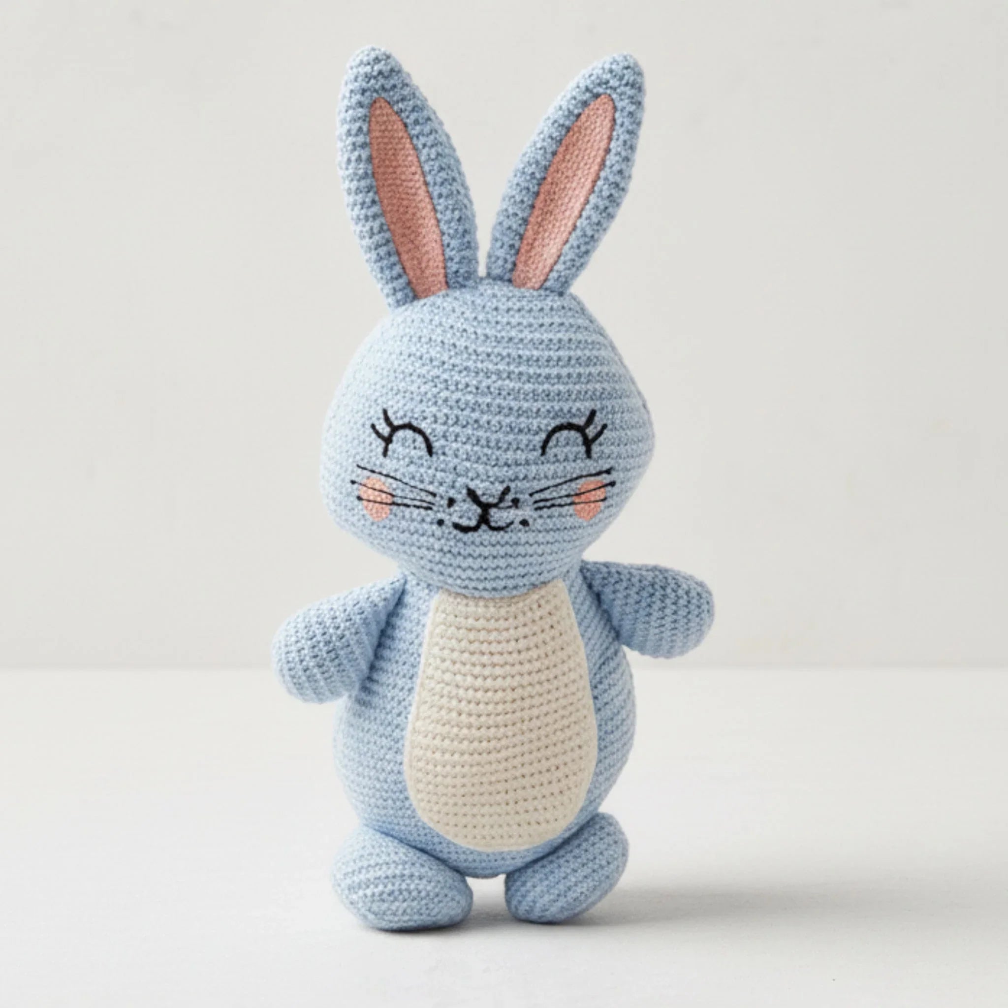 Blue Knitted Bunny