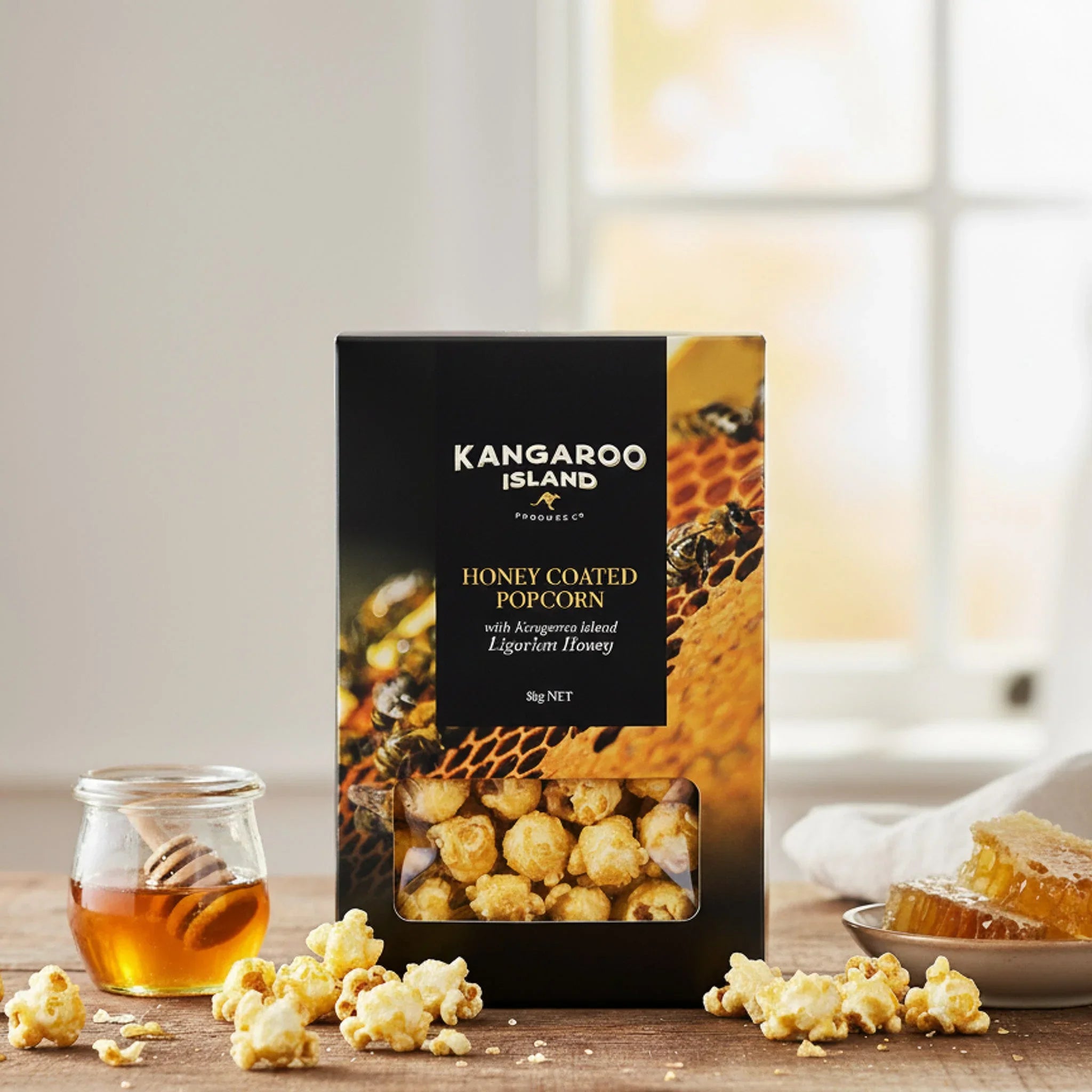 Kangaroo Island's Golden Honey Popcorn