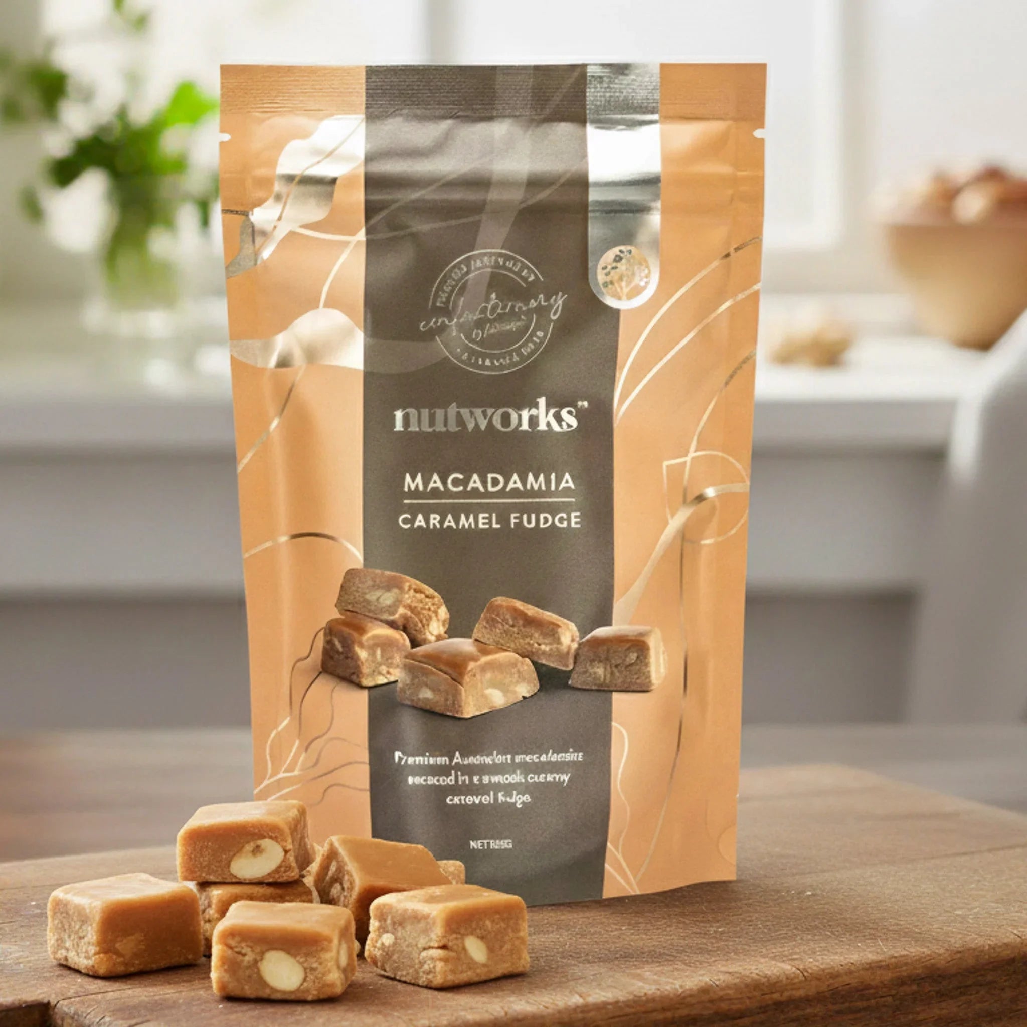 Nutworks Caramel Macadamia Fudge